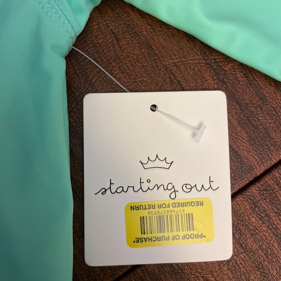 Mint rashgard swim two piece - Picture 2 of 5